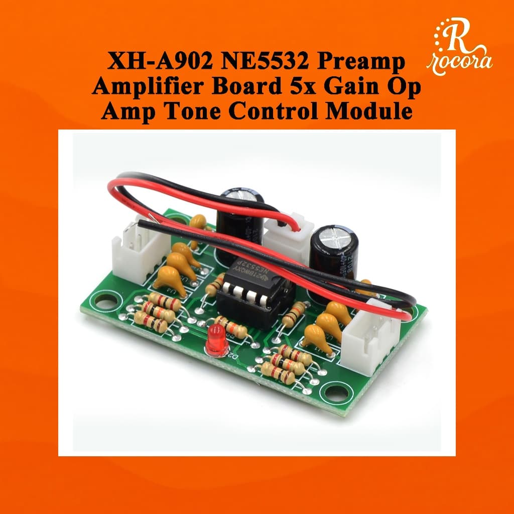 XH-A902 NE5532 Placa Amplificadora Pré-Amplificador 5x Ganho Op Amp Módulo De Controle De Tom DIY Áudio De Alta Fidelida