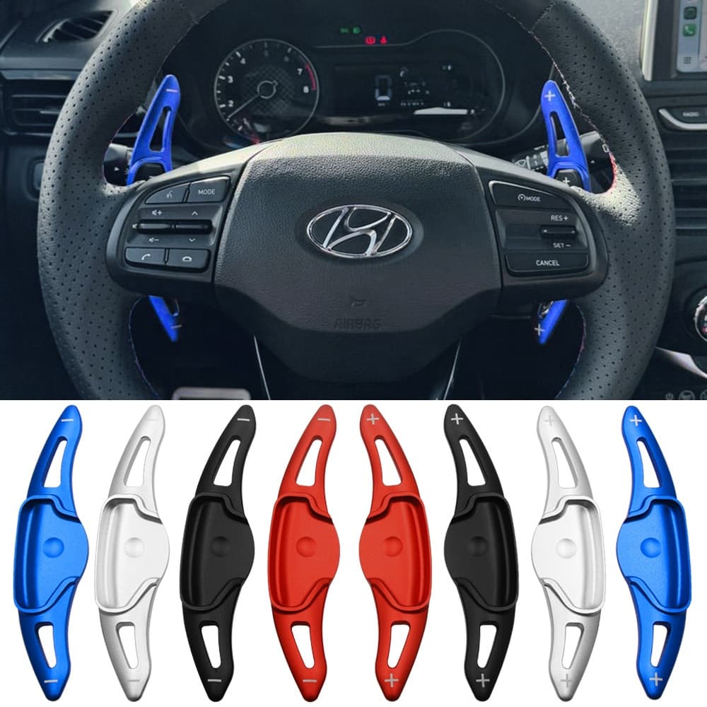 Hyundai HB20 Sport HB20S Turbo 2020-2026 Volante Do Carro Paddle Shift Extensão Adesivos Acessórios