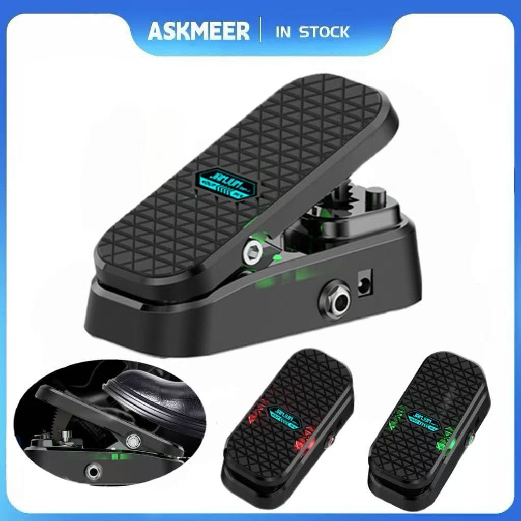 Pedal De Volume Wah 2 Em 1 Efeito De Guitarra Ativa Com Controle/Mini Portátil Para Elétrica