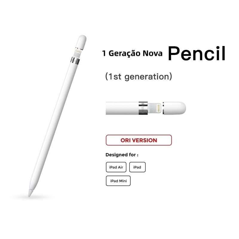 IPad Pencil 1 Geração Nova Selada 1 : 1 Versão Original Lápis De Configuração De Canetas Stylus