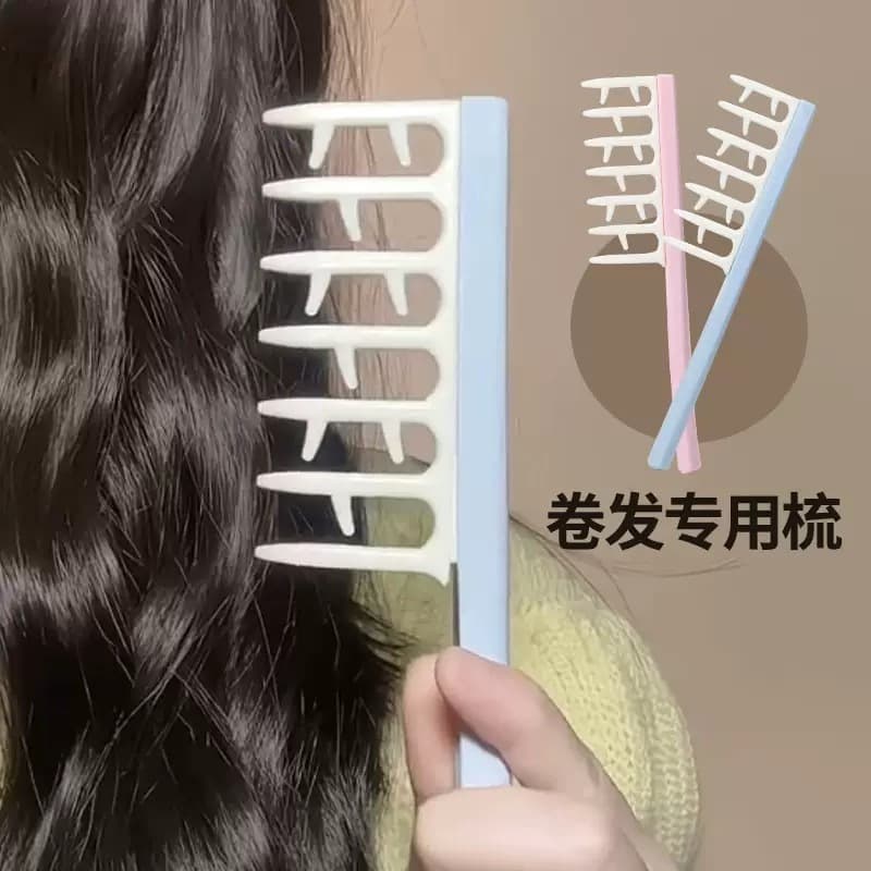Pente Para Cuidados Com Os Cabelos Cacheados , Fofo Raiz De Cabelo Largo Estilo De Dentes