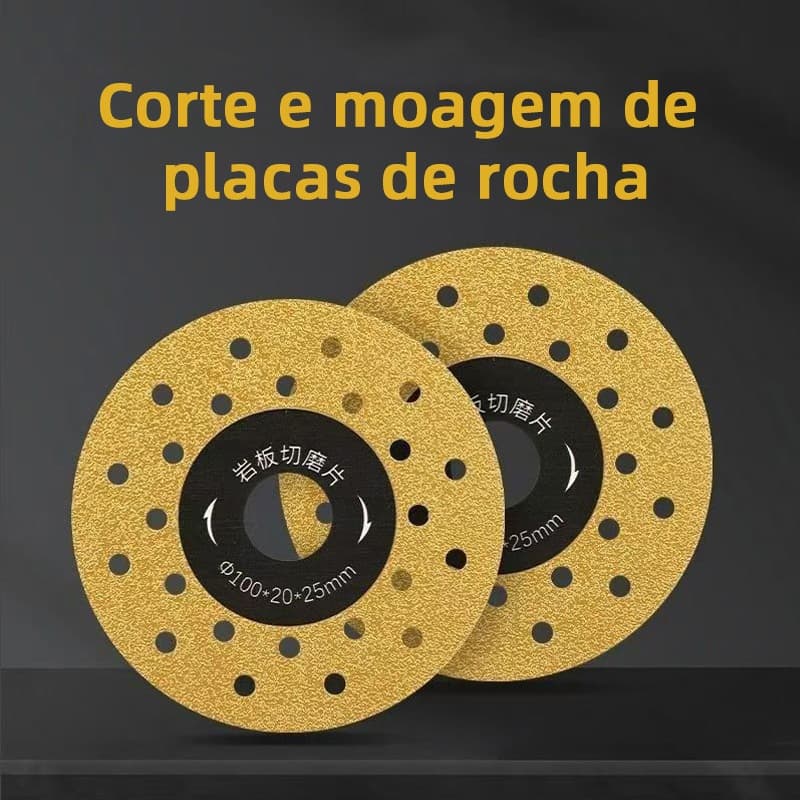 Disco de corte ultrafino de 100/115 mm de diâmetro para azulejos cerâmicos, vidro, azulejos, mármore