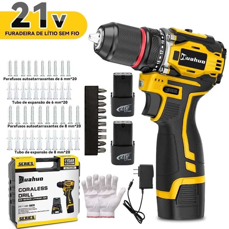 【110V/220V universal】Kit Parafusadeira Elétrica Special- Maleta Com 40pçs