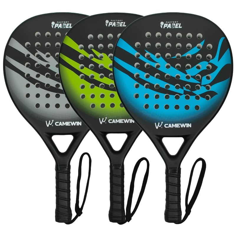 CAMEWIN Raquete de tênis de praia Raquete de padel 100% fibra de carbono Raquete de paddle  2026 novo Enviar presentes