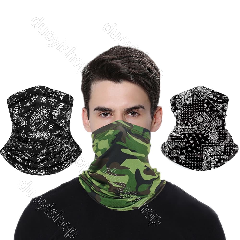 Máscara De Secagem Rápida/Bandana UV Antipoeira/Lenço Facial Para Andar De Motocicleta/Bicicleta/Pesca
