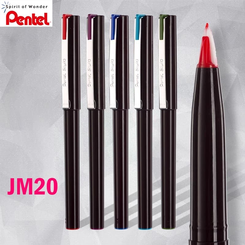 1 Pcs Japão Pentel Stylo Plástico JM20 Pulaman Caneta 0.5mm