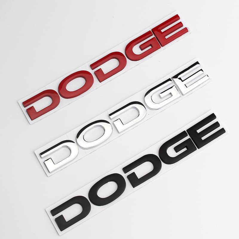 DODGE Logo 3D Metal Car Auto Capô Dianteiro Traseiro Tronco Emblema Adesivo Decalque Para JCUV