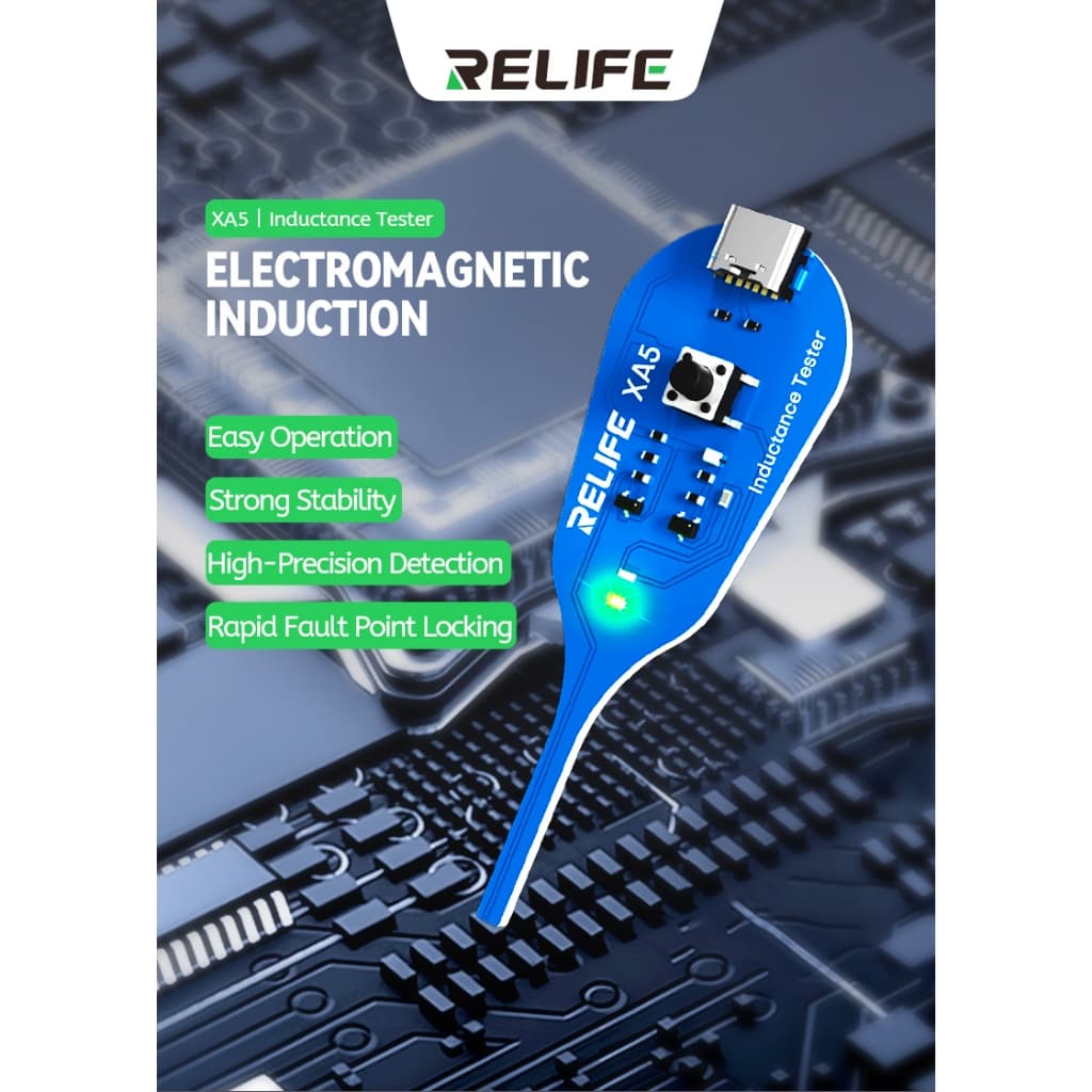 Testador De Indutância RELIFE XA5 Para Testar A Qualidade Dos Indutores Em Placas-Mãe Eletrônicas Reparo De Telefones Ce