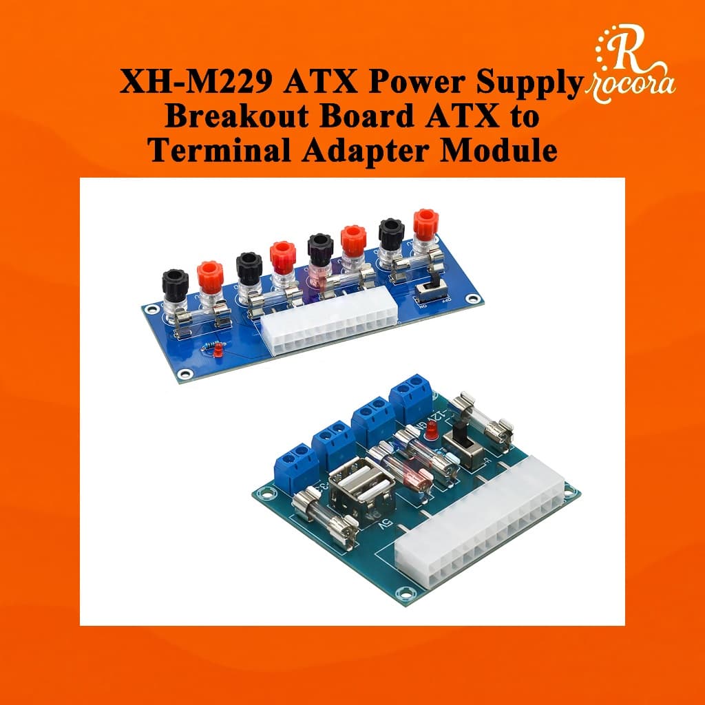 Placa De Fuga De Fonte De Alimentação ATX XH-M229 Para Módulo Adaptador De Terminal Com Postes De Ligação PC Desktop PSU