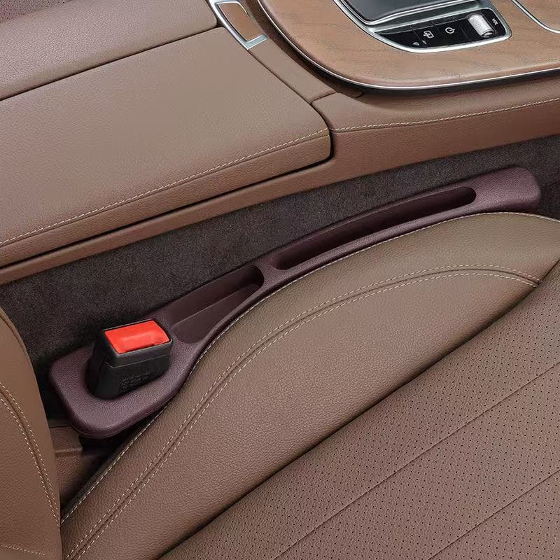 Haosin Faixa de espaço para caixa de armazenamento de costura de assento de carro, almofada de costura de cartão assen