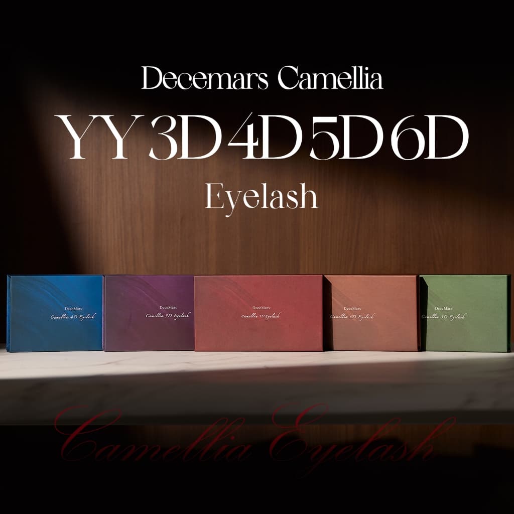 DeceMars Camellia YY/3D/4D/5D/6D Extensões De Cílios Voadores
