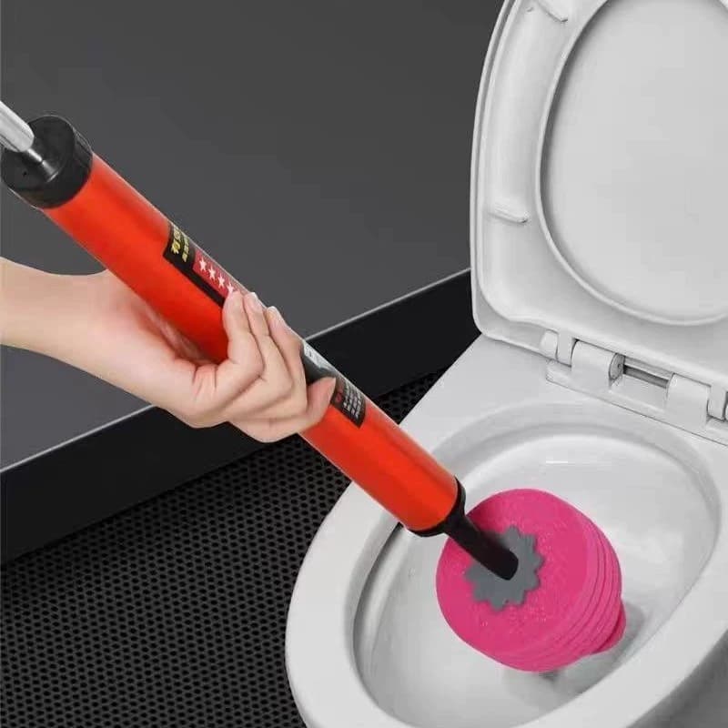 Desentupidor de Sucção 150mm — Manual para Vaso, Pia e Cano de Banheiro