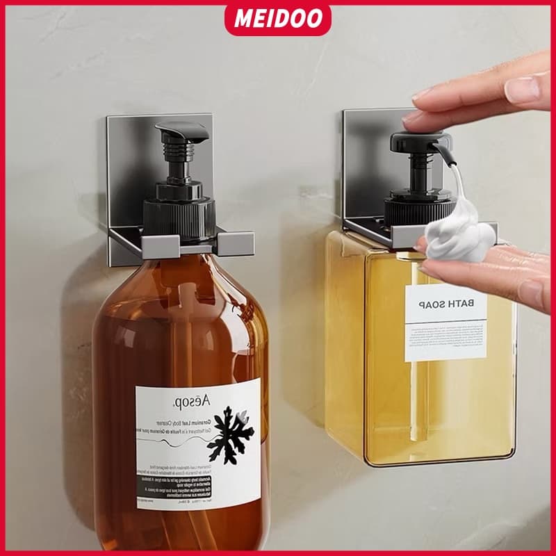 MEIDOO Suporte para sabonete líquido,prateleira para gel de banho,impermeável,não requer perfuração