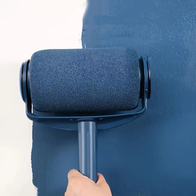 Kit de Pincel Rolo de Pintura Easy Glide de 6 Polegadas para Pintura de Paredes + 72 cm cabo