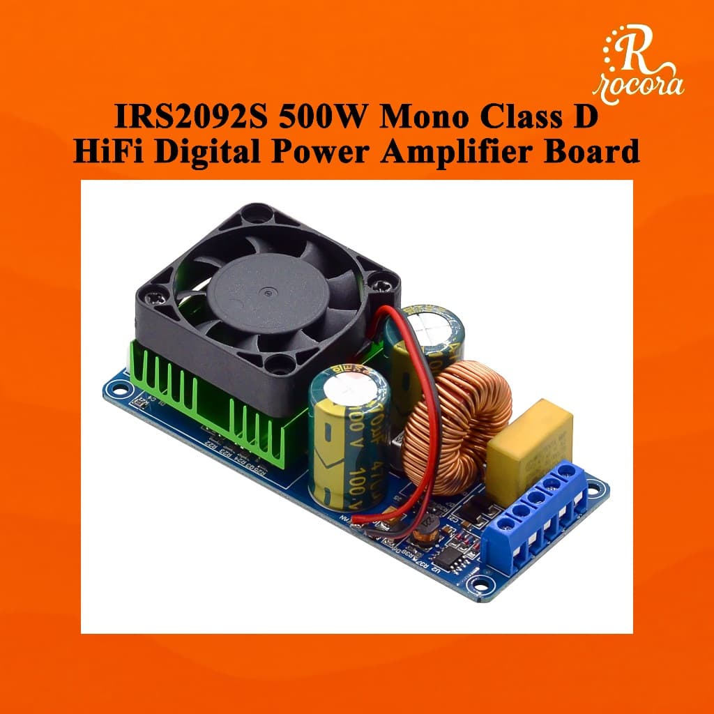 IRS2092S 500W Mono Classe D HiFi Placa Amplificadora De Potência Digital Módulo Acabado Superior Para LM3886