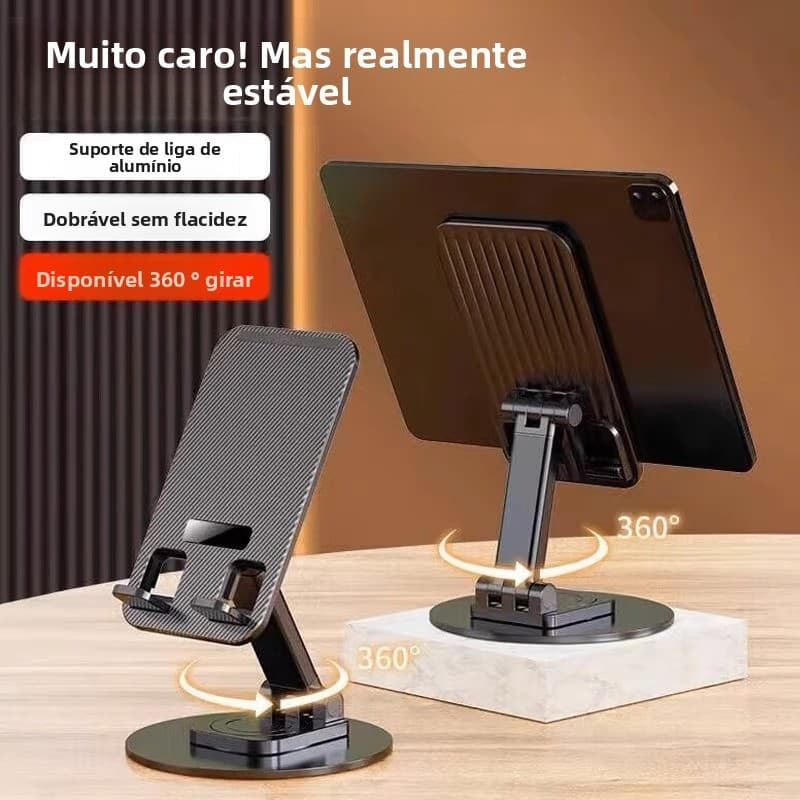 Suporte giratório para telefone de mesa multifuncional ajustável para Tablet UNP5