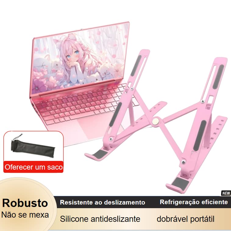 Suporte Apoio De Notebook Laptop Compacto Articulado Home Office Suporte Notebook
