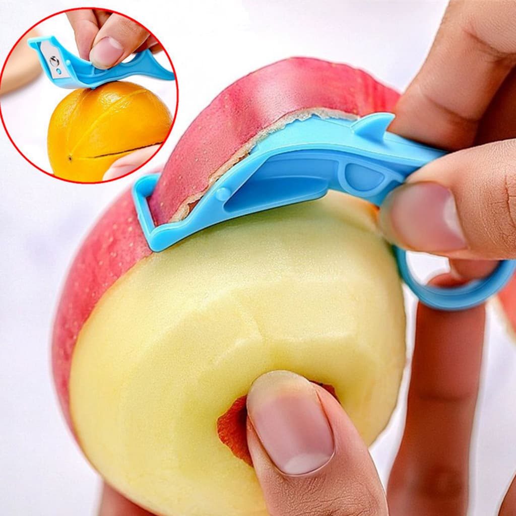 Frutas Maçã Kiwi Descascador Cortador Vegetal Descascadores De Aço Inoxidável Manual Portátil Descascar Batatas Ferramen