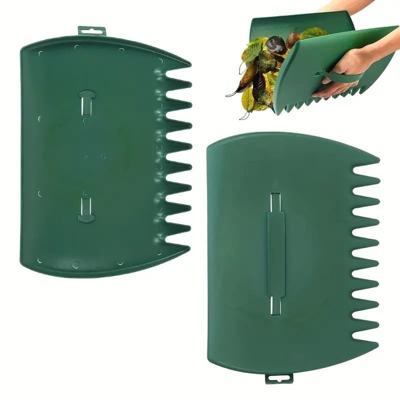 Kit 2 Pá Grande Para Remoção De Folhas De Jardim E Quintal