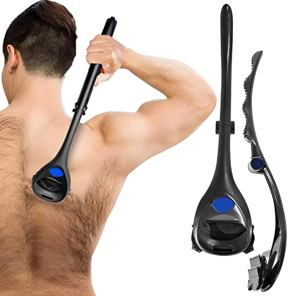Barbeador Masculino Indolor Nas Costas , Depilador , Traseiro De Cabo Longo