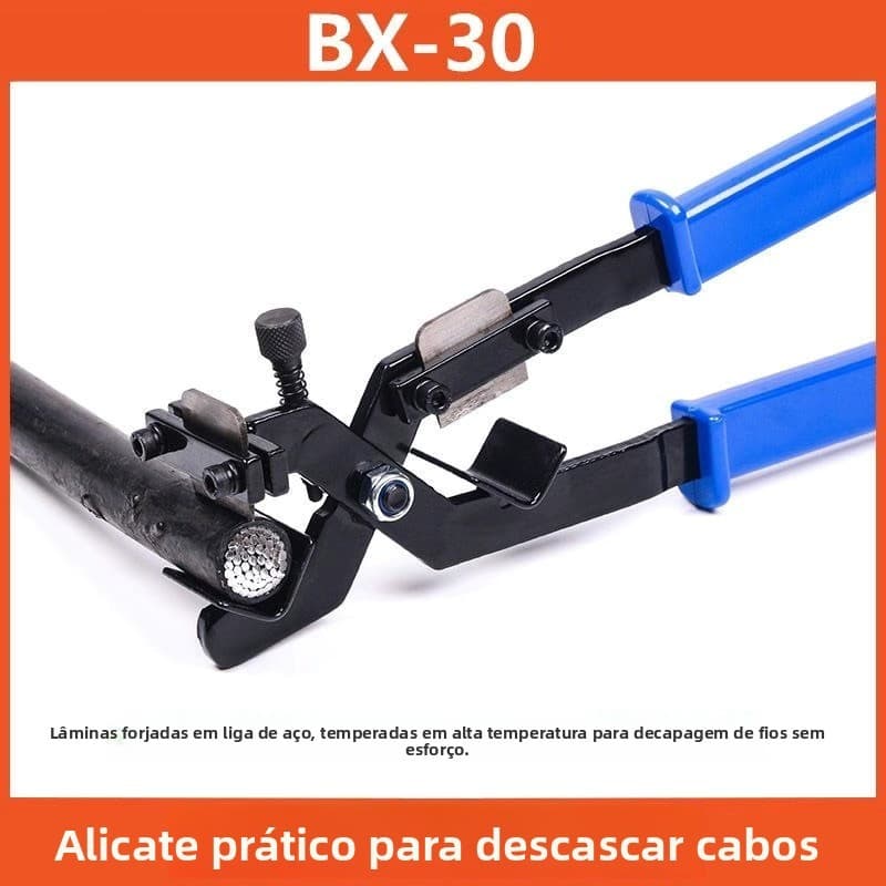 💦Manual Multi-função de cabo de alta tensão Pinça de fio BX-30 Isolante Fio de decapador rápido Pinça de fio HZEN