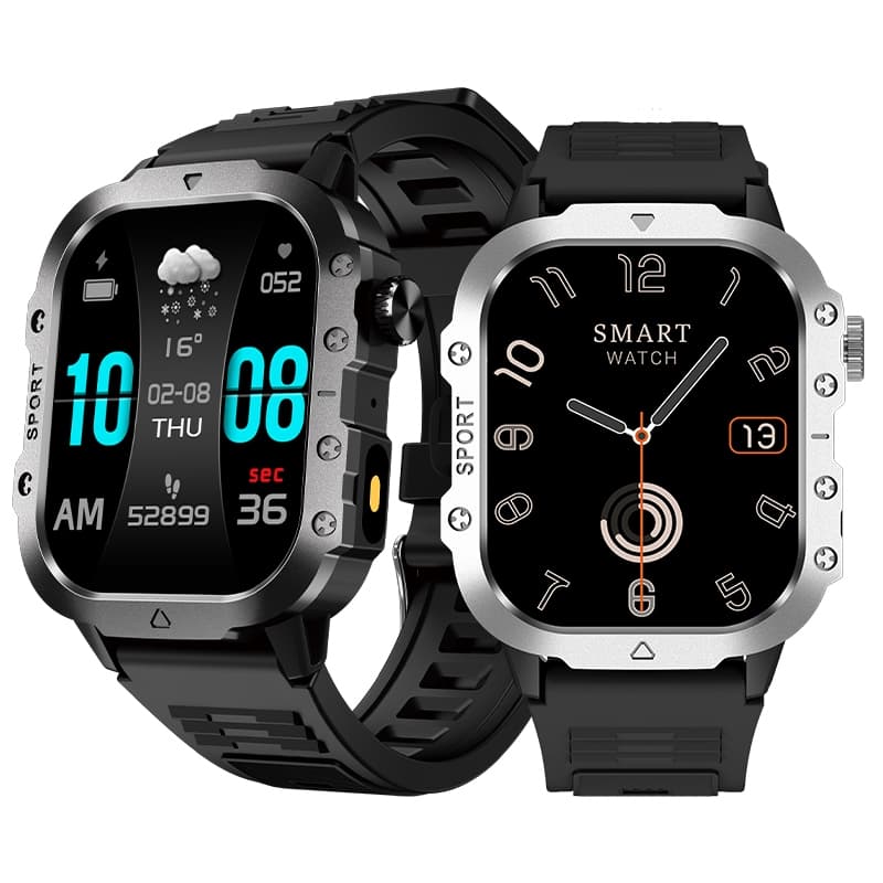 2025 Smartwatch H12 Ultra Unissex-Suporta SOS , Notificações De Mensagens , Chamadas Bluetooth , IP67 À Prova D'água