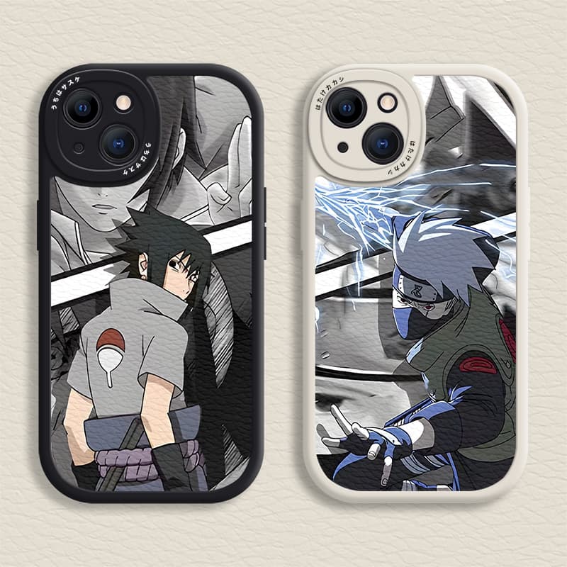 Capa De Desenho Animado Para iPhone 16/15/14/13/12/11 Promax NARUTO Macia 7/8 Plus/X/XR/Xs Max