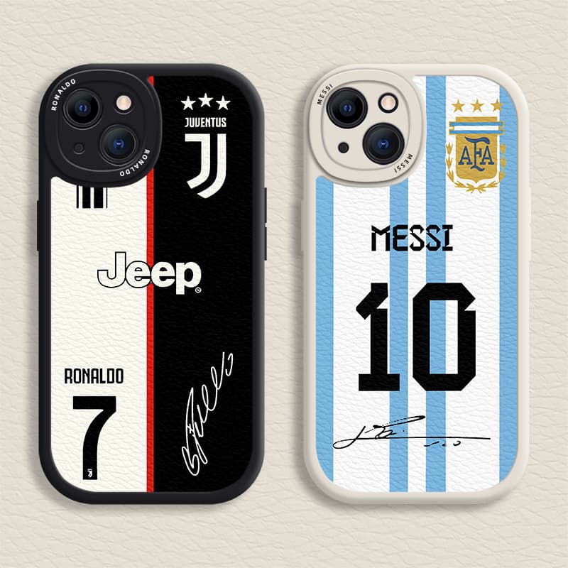 Capa Superstar Para iPhone 16/15/14/13/12/11 Promax Soccer Star Logo Macia 7/8 Plus/X/XR/Xs Max