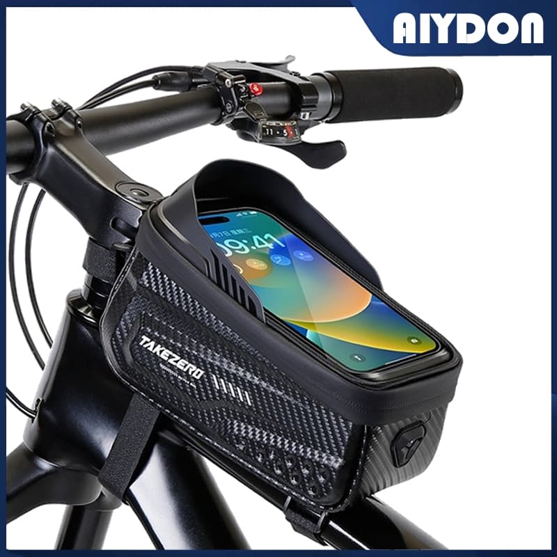 AIYDON Bolsa De Bicicleta à Prova D'água Bolsa Para Celular De Bicicleta