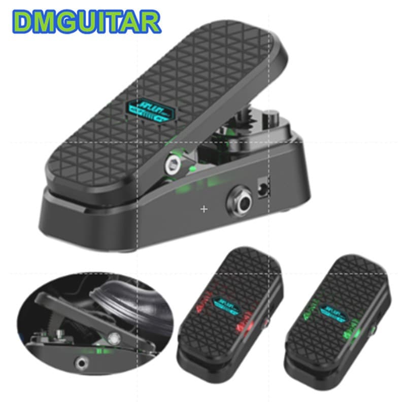 MP-1 Novo Volume Ativo E Pedal Wah Mini 2 Em 1 Combo De Efeito De Guitarra Elétrica Com Controle De