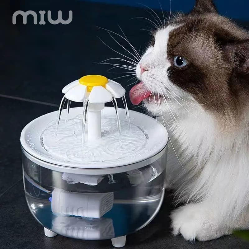 ​​MIW Fonte de Água Automática para Gatos  ​​com Filtro de Circulação Baixo Consumo de Energia e Fácil de Limpar