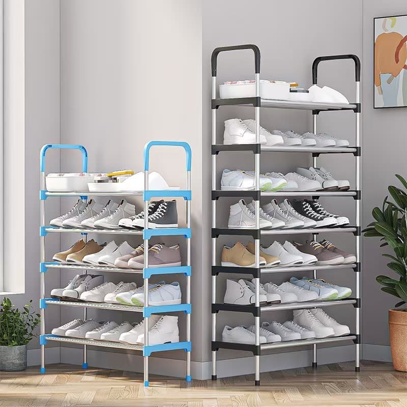 Sapateira 4 ou 8 Andares Multiuso Desmontável Organizadora Multiuso Sapatos Livros Brinquedos
