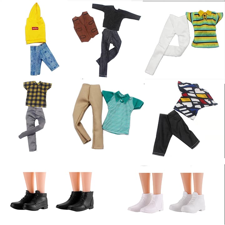 Roupas masculinas de 30cm Roupas masculinas de bonecas / Roupas esportivas de bonecas