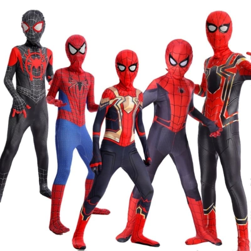 Fantasies Homem-Aranha Bodysuit Meninos Meninas Halloween Festa De Aniversário Fantasia Cosplay