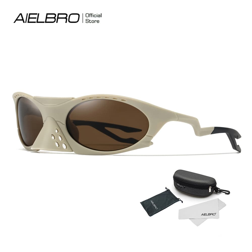 AIELBRO Óculos De Bicicleta Masculino Sol Originais Antirreflexo Para Motocicleta Motociclistas