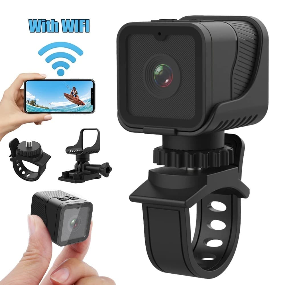 Z03 Mini Câmera 1080P HD Com Hotspot WiFi À Prova D'água Ao Ar Livre Bicicleta Gravador De Condução Portátil Esportes DV
