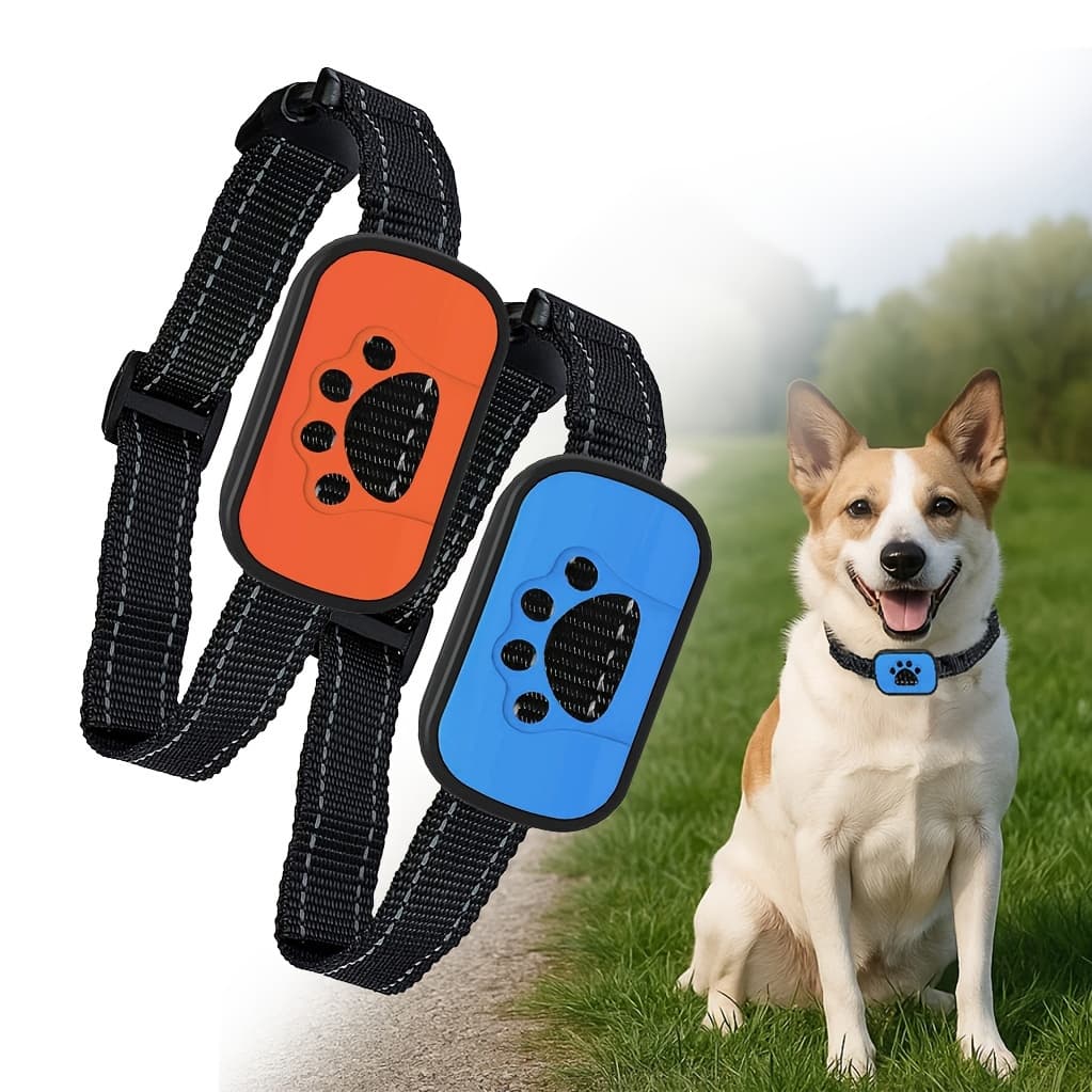Cão de estimação dispositivo anti-latido USB recarregável coleira de treinamento do cão ultra-sônico parar latir vibraçã