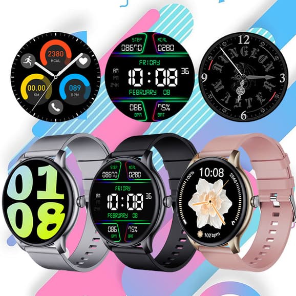 2025 Smartwatch GT2 Ultra Unissex-Chamadas Bluetooth , IP68 À Prova D'água , Monitor FC , Com Calculadora VKSW