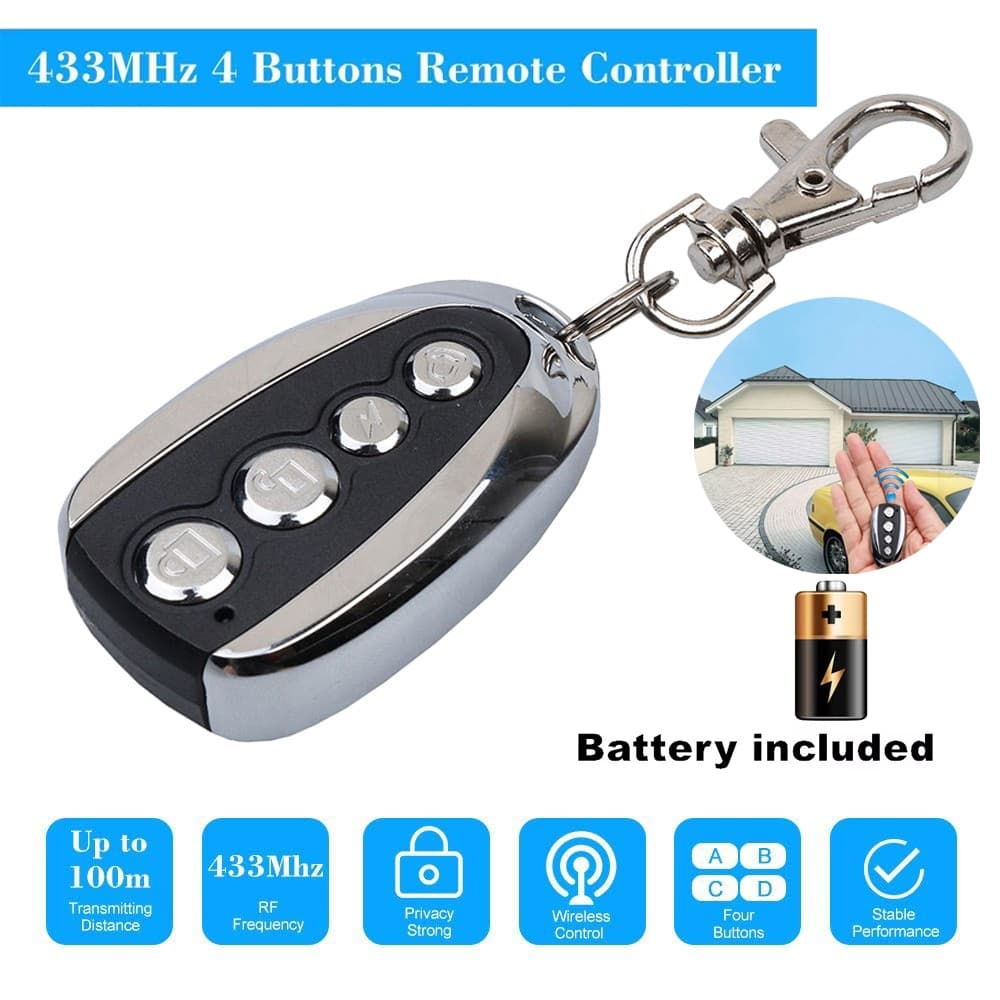 433Mhz RF Código De Rolamento Duplicador Remoto Porta Garagem Abridor Controle Elétrico Rosto A Transmissor Do Carro