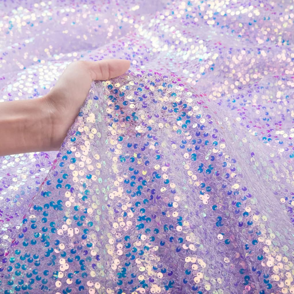 Tecido De Lantejoulas Iridescente Sereia Glitter Rosa Brilhante Para Trajes De Casamento Costura Vestido Toalha De Mesa