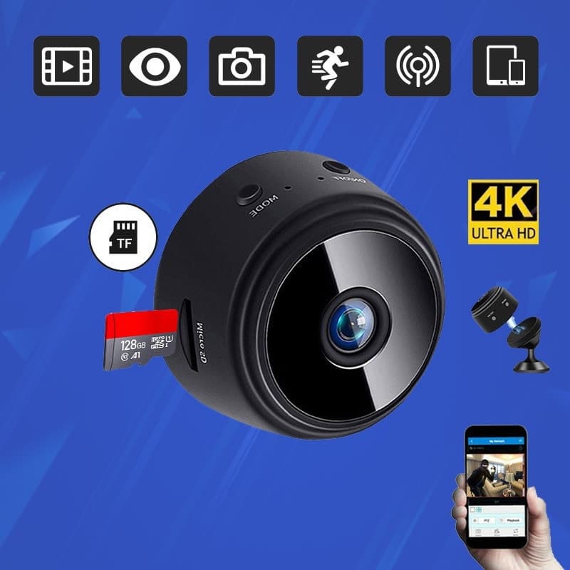 A9 mini Câmera wifi cctv Espiã De Segurança1080p HD Visão Noturna webcam web Escondida Gravador Sem Fio Casa Com Voz
