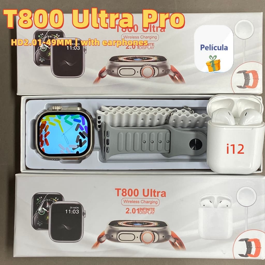 2025 Smartwatch T800 Ultra Pro 2 Em 1 Com Telefone Bluetooth-IWO 16