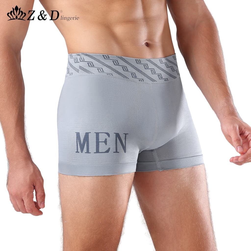 Kit 5 peças Cueca Boxer Adulto Sem Costura MEN Microfibra