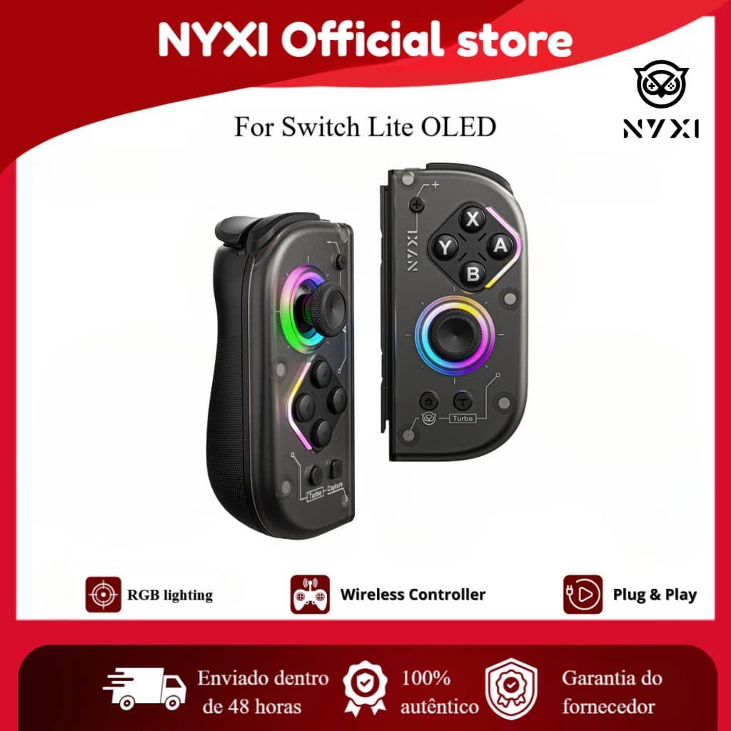 NYXI Hyperion 2 Wireless Game Controller Dual Hall Joycon Gamepad for Switch Controller