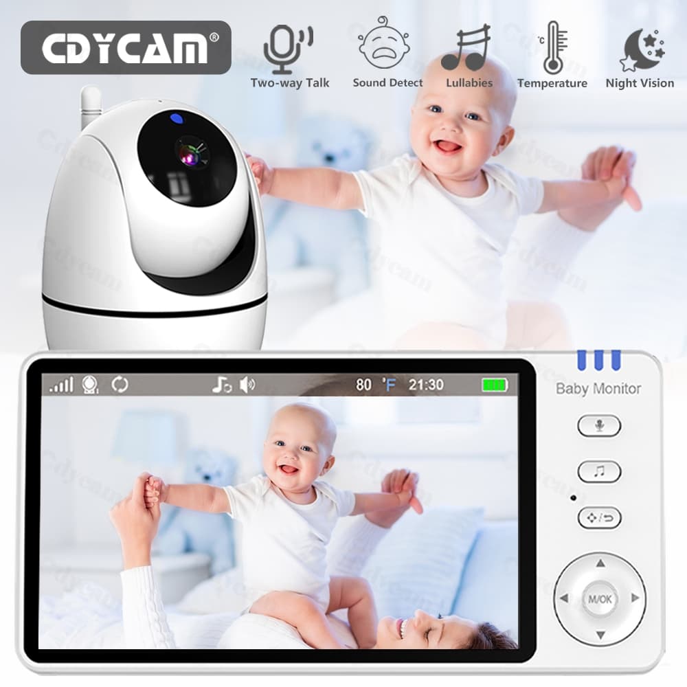 Baba Eletrônica Com Monitor Visão Noturna, Com Câmera / Audio Sensor de Temperatura VOX Babá