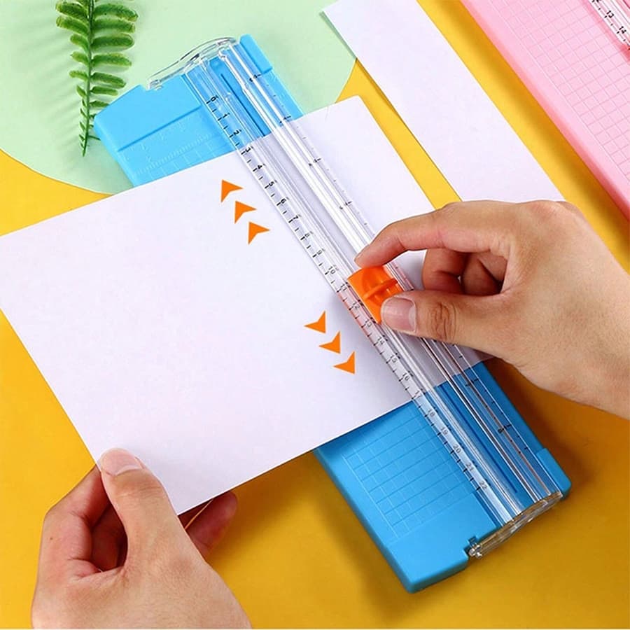 guilhotina de papel a4 rosa Guilhotina port谩til material de escrit贸rio papelaria escrit贸rio diy l芒mina papel