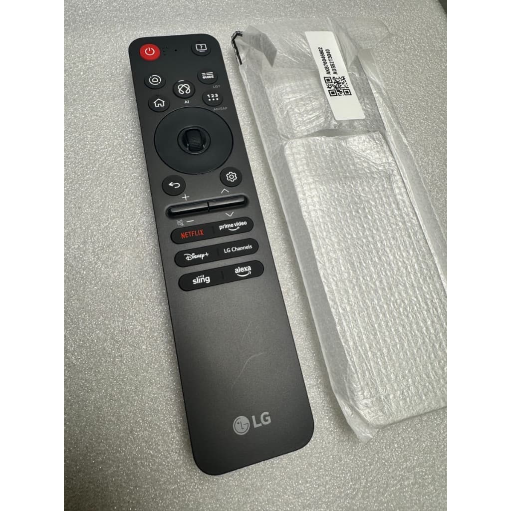 Novo-2025 LG Magic Remote Com Botão Dedicado AI-AKB76046602-MR25GA-Preto