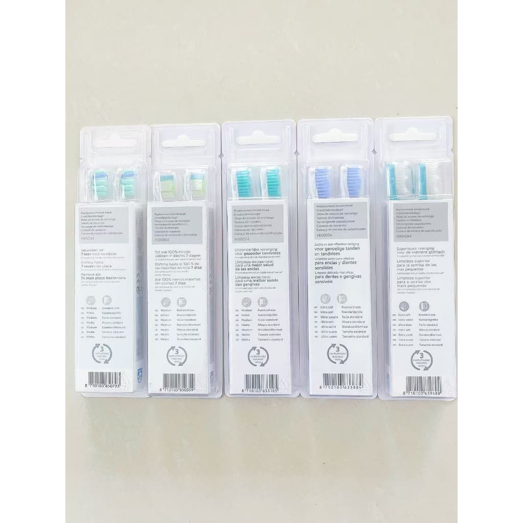 Cabeças De Escova De Reposição Da Série Dentes Elétrica Sonicare (S S2/C2/G2/W2)-Pacote De 4 Peças