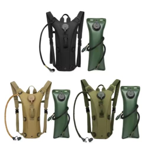 Mochila de Hidratação 3L Ultra Leve para Ciclismo, Trilha e Corrida com Bolsa de Água Recarregável