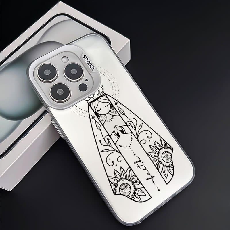 Capa Para Nossa Senhora Capinha Motorola Moto G04 G14 G22 G24 G54 G84 Normal